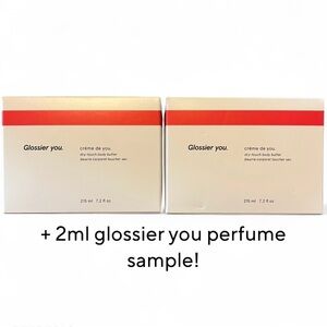 2x Glossier Crème de You Body butter